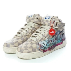 Louis Vuitton - x Nike Air Force 1 Midcut By "Graffiti"