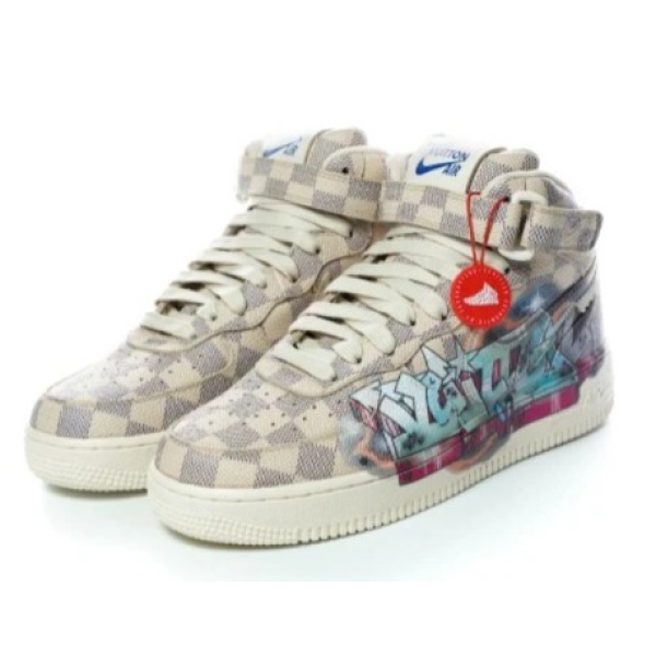 Louis Vuitton - x Nike Air Force 1 Midcut By "Graffiti"