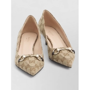 Gucci - Pumps horsebit detail cone heel