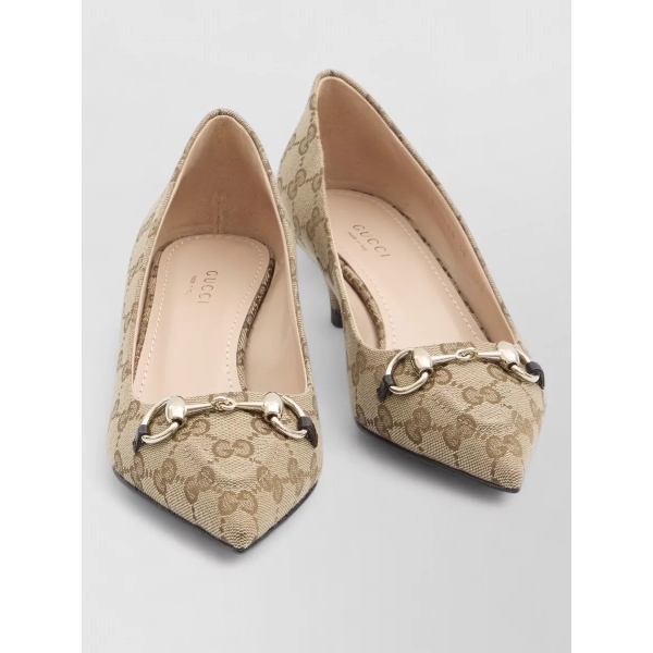 Gucci - Pumps horsebit detail cone heel