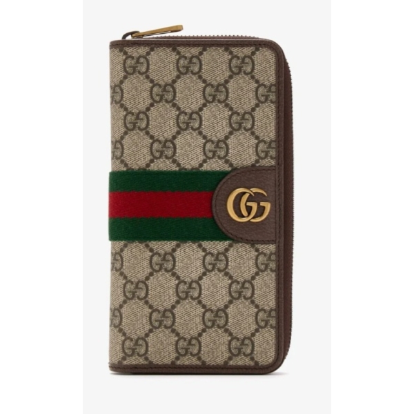 Gucci - Ophidia zip around wallet