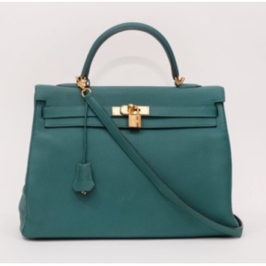 Hermès Kelly 35 | Togo Leather in Malachite