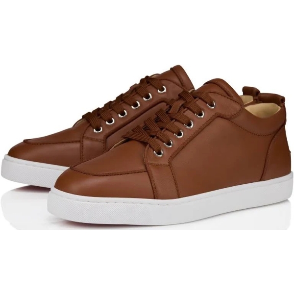 WhatsApp Image 2026-01-24 at 6.47.38 PM Christian Louboutin Cuoio Rantulow Men Orlato Low-Top Leather Trainers
